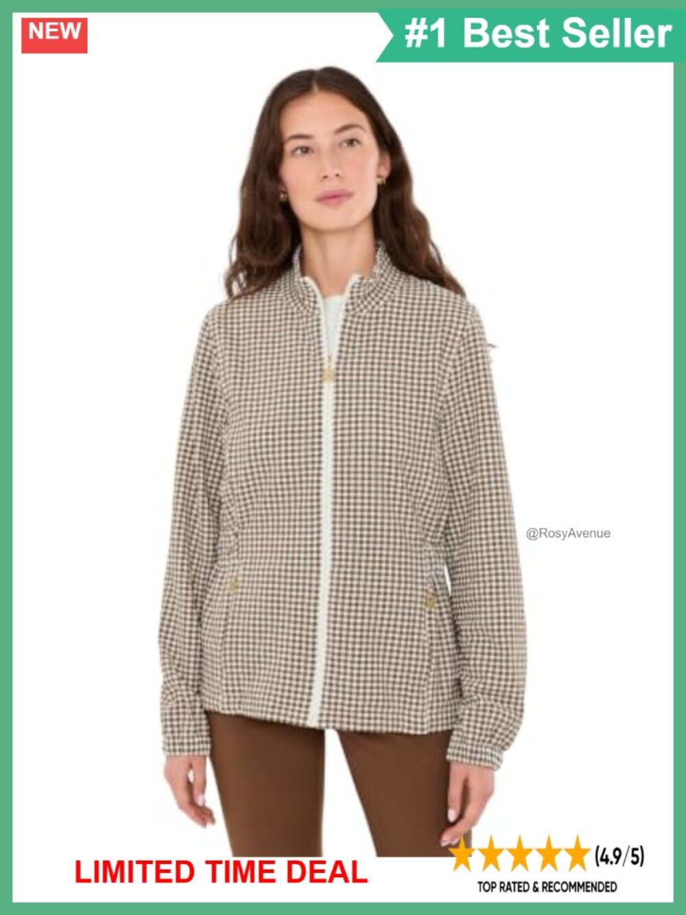 Lilly Pulitzer Ainsley Jacket UPF 50+ Lightweight Full Zip Women's Small